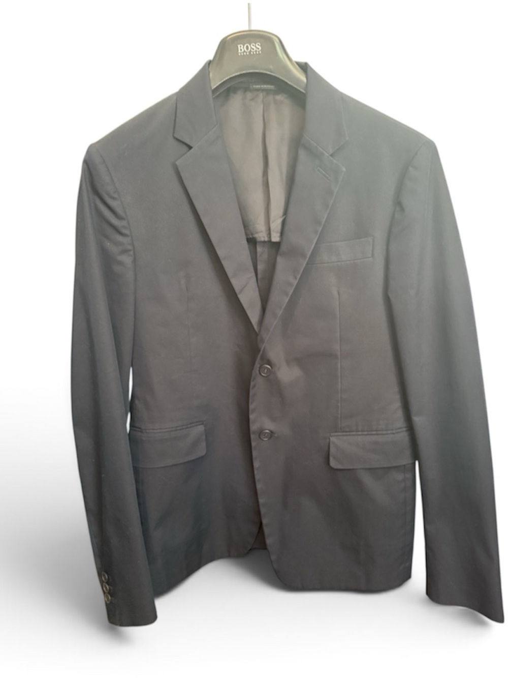 Men's PRADA Black Blazer - Classic Two-Button Sports Coat- Prada Size 50 (US 40)
